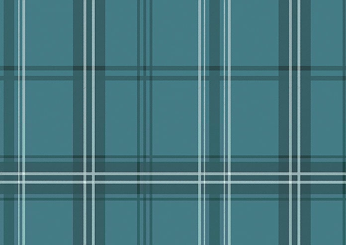 Montrose (Blackout), Tartan Teal - Roller Blind - Image 6